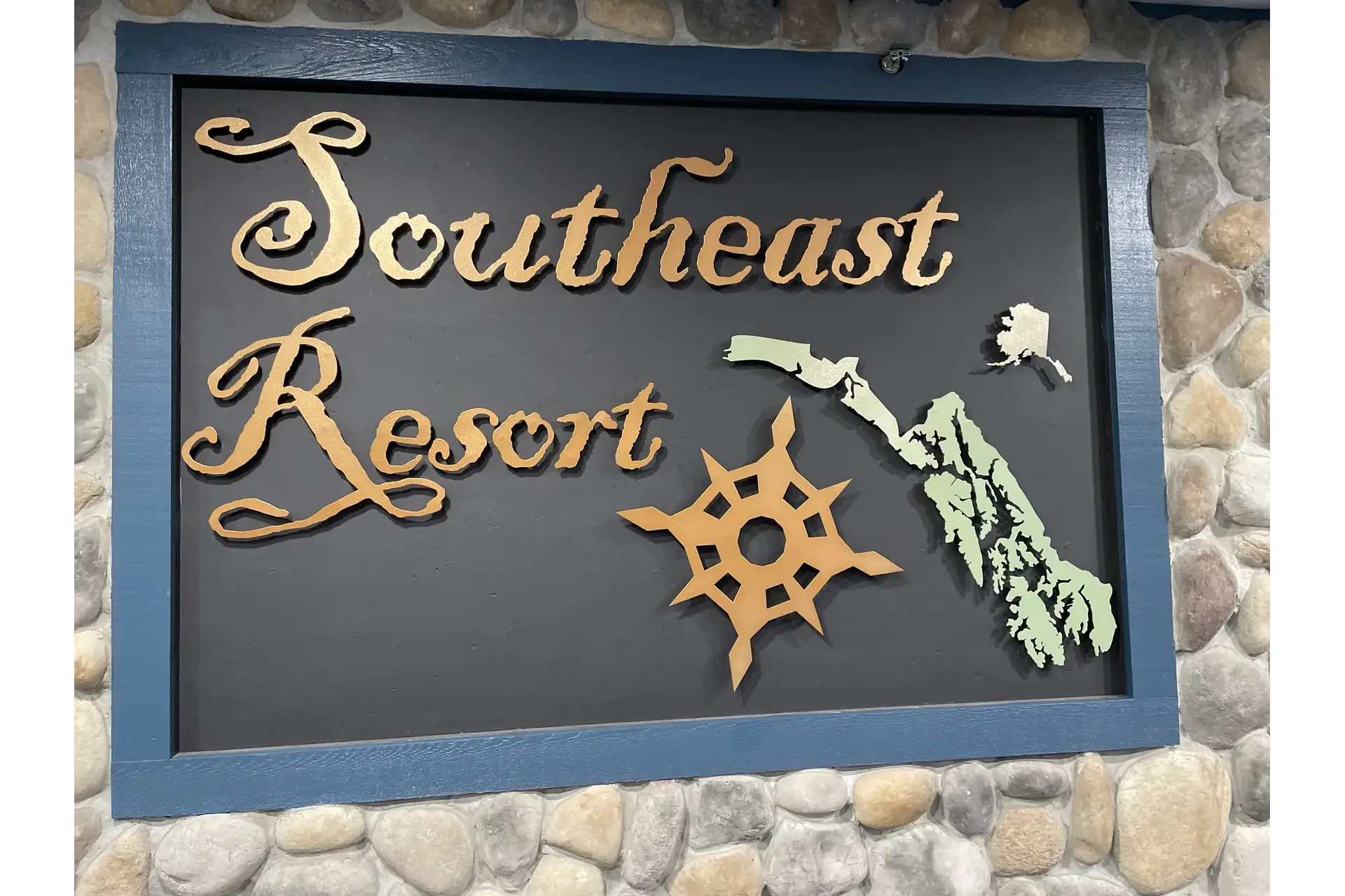 Southeast Resort Welcome Sign